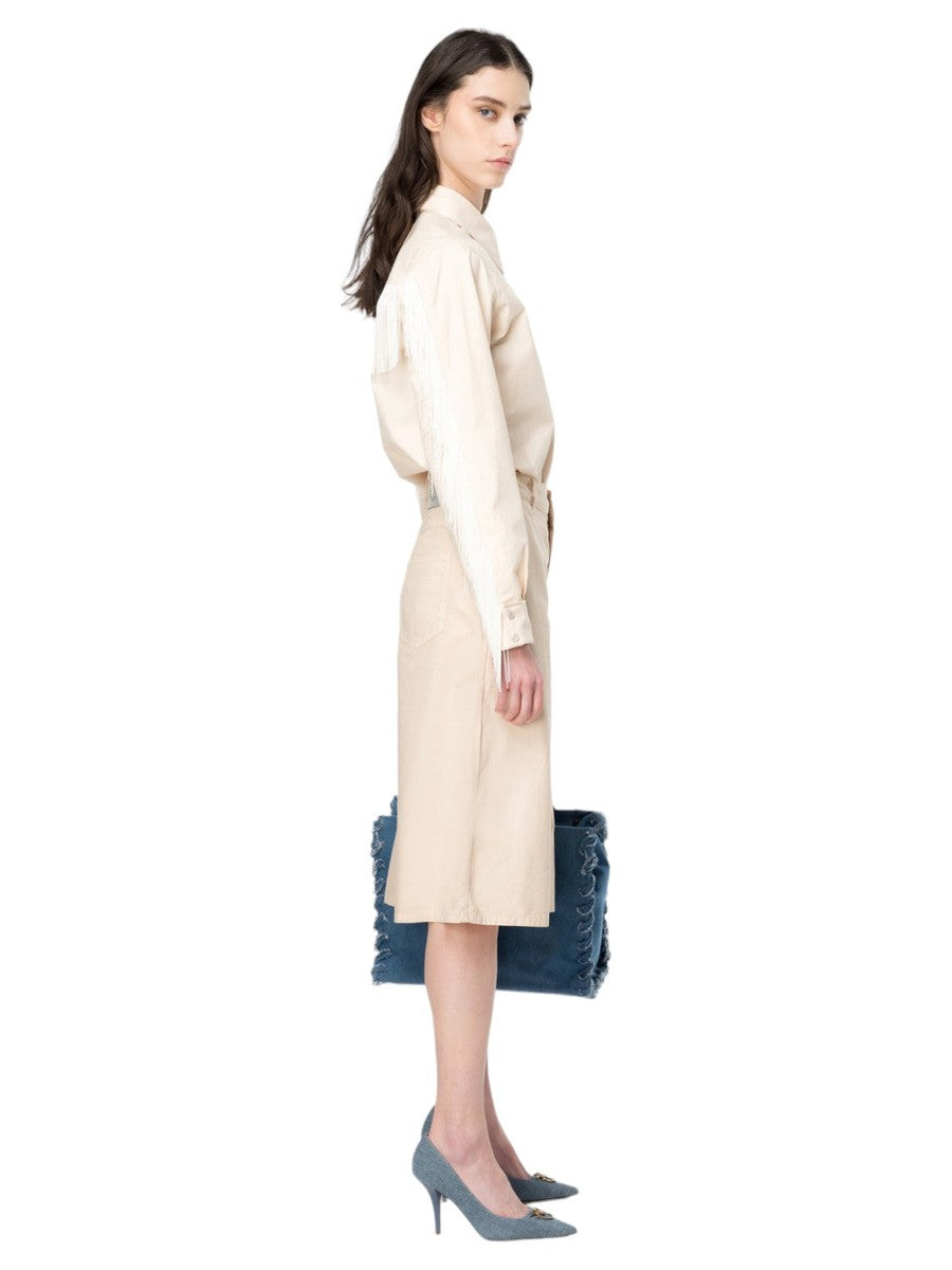 Bermuda Oliver in Gabardina-Pinko-Pantaloni-Vittorio Citro Boutique