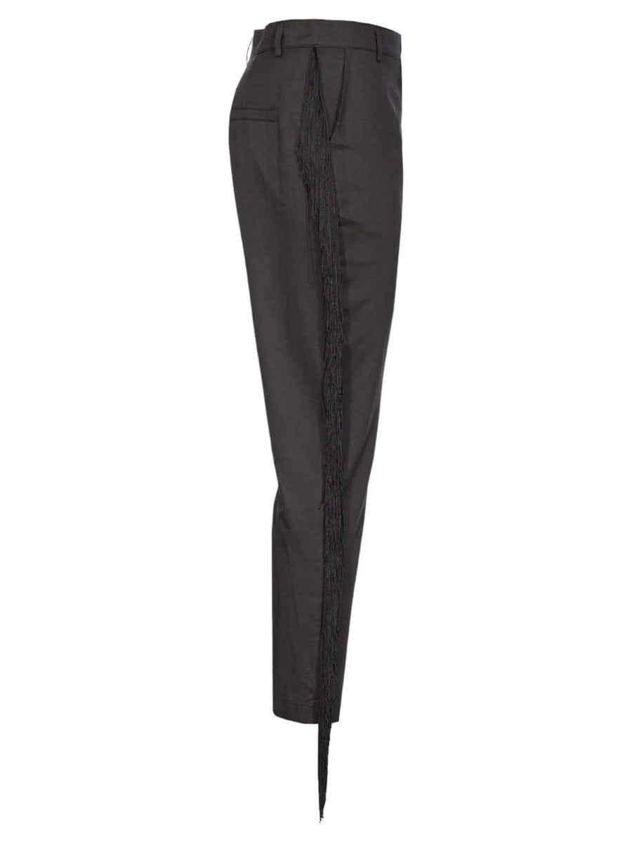 Pantaloni con frange Paddington-Pinko-Pantaloni-Vittorio Citro Boutique