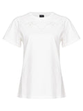 T-Shirt "Vanilla Sky" con Ricamo Rodeo-Pinko-T-shirt-Vittorio Citro Boutique