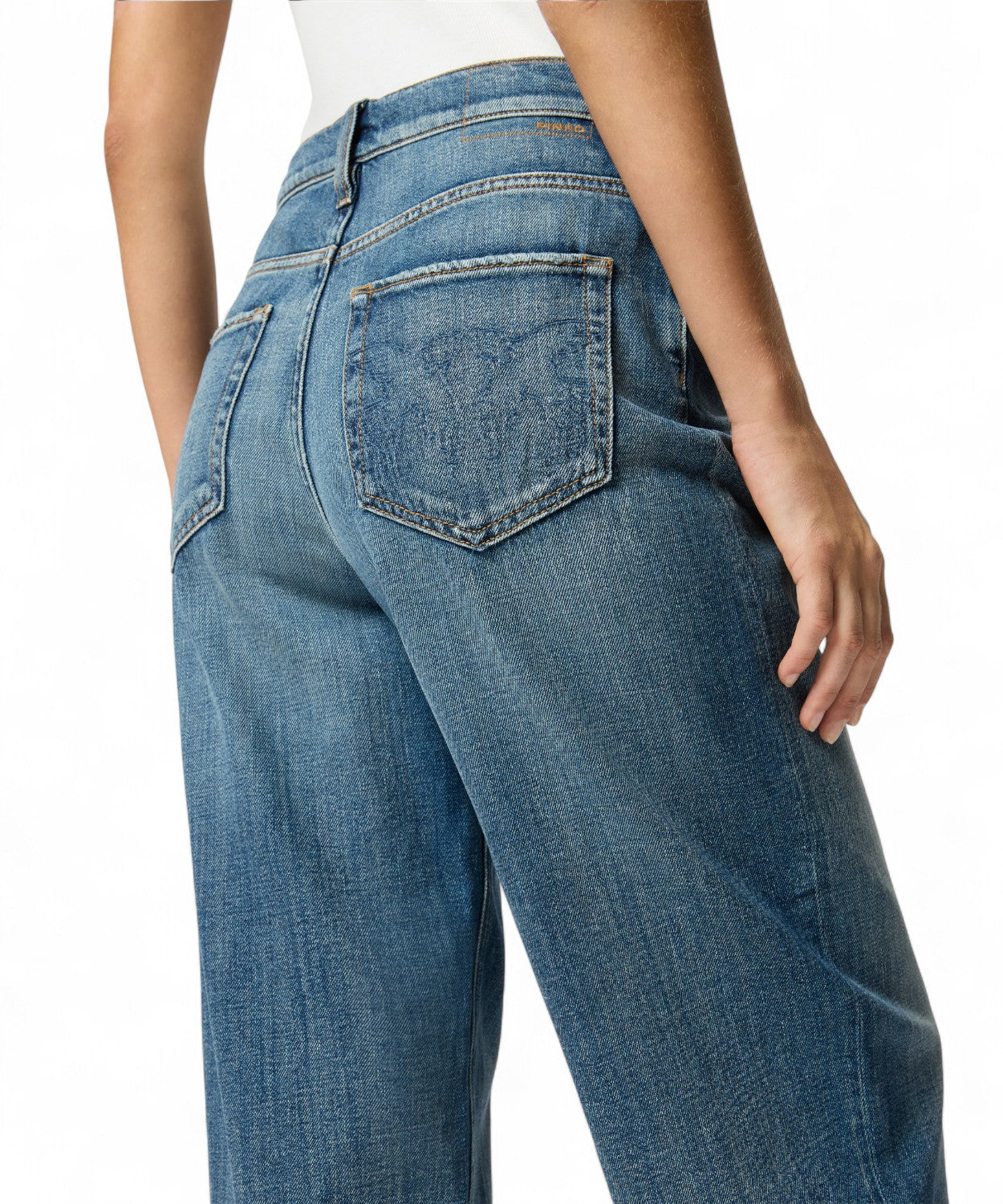Jeans Balloon Pinko in Denim Morbido-Pinko-Jeans-Vittorio Citro Boutique