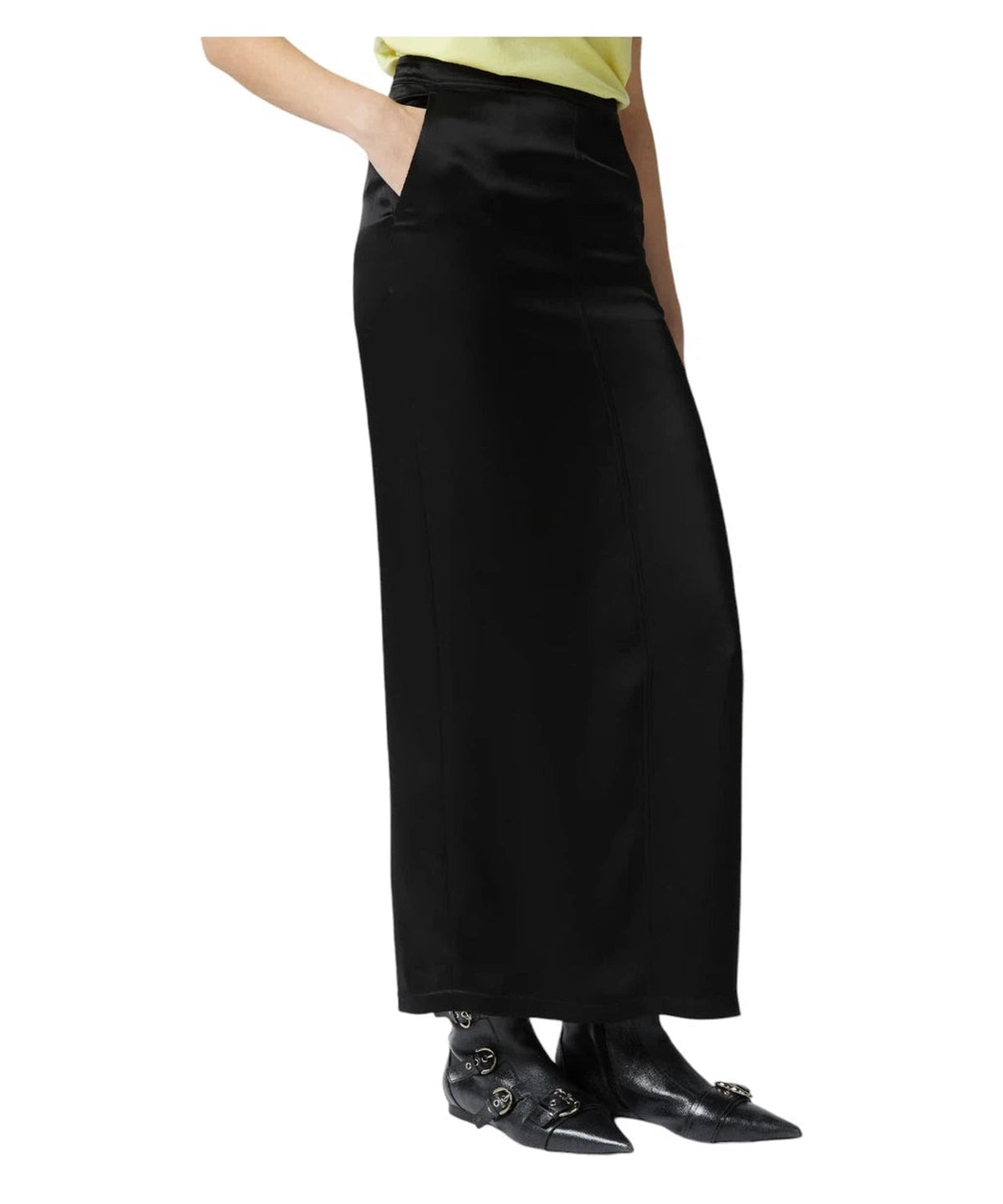 Gonna Grolla Lunga in Satin-Pinko-Gonne-Vittorio Citro Boutique