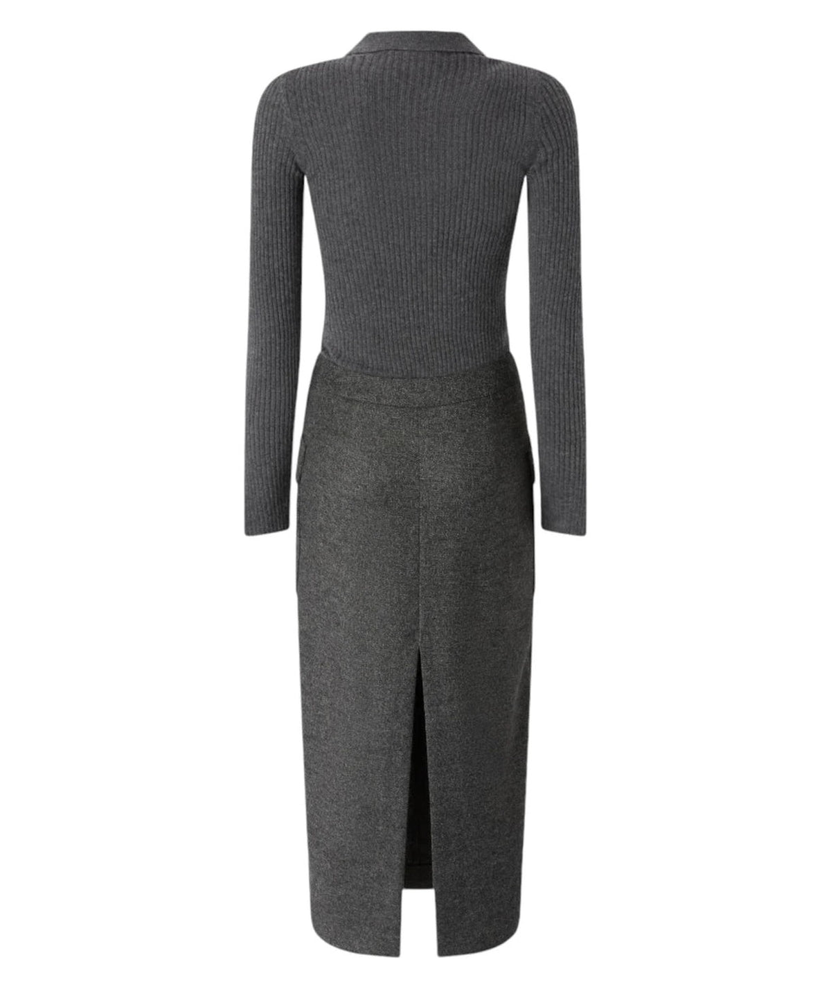 Abito effetto due pezzi maglia e gonna-Pinko-Abiti-Vittorio Citro Boutique