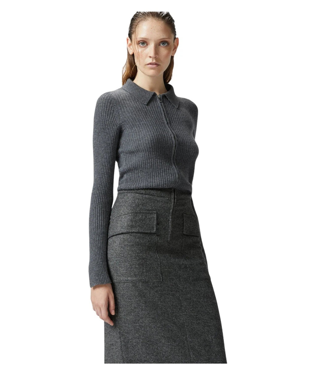 Abito effetto due pezzi maglia e gonna-Pinko-Abiti-Vittorio Citro Boutique