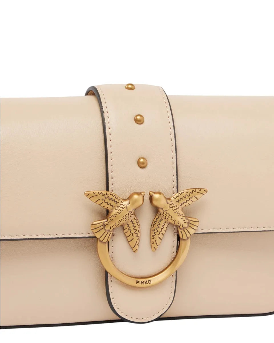 Mini Love Bag Slouchy Morbida in Pelle-Pinko-Borse a spalla-Vittorio Citro Boutique