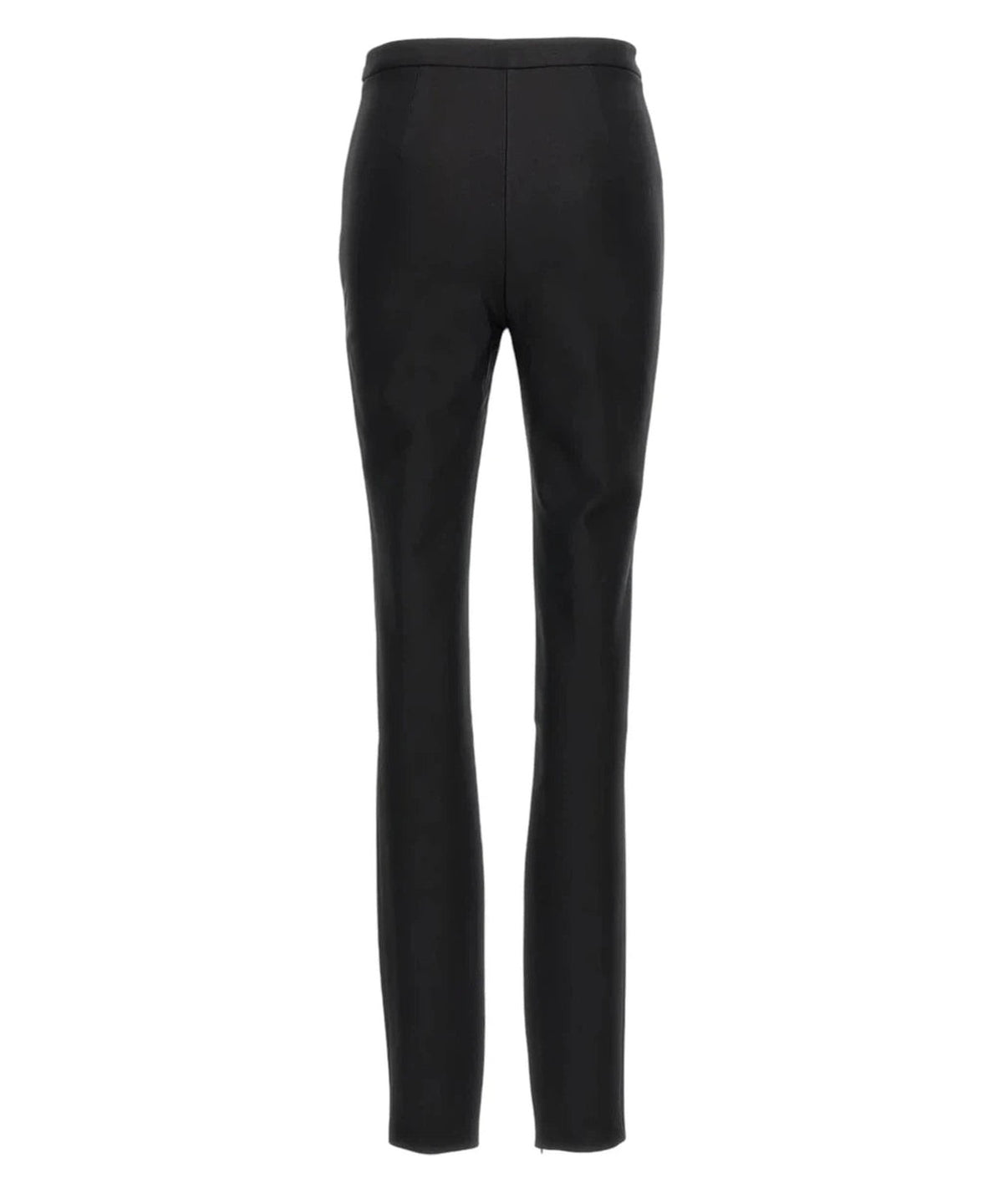 Pantaloni dritti Poe nero con piega stirata-Pinko-Pantaloni-Vittorio Citro Boutique