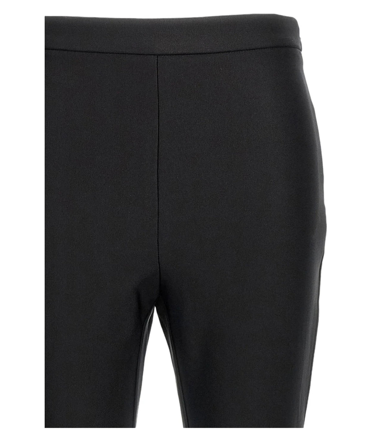 Pantaloni dritti Poe nero con piega stirata-Pinko-Pantaloni-Vittorio Citro Boutique