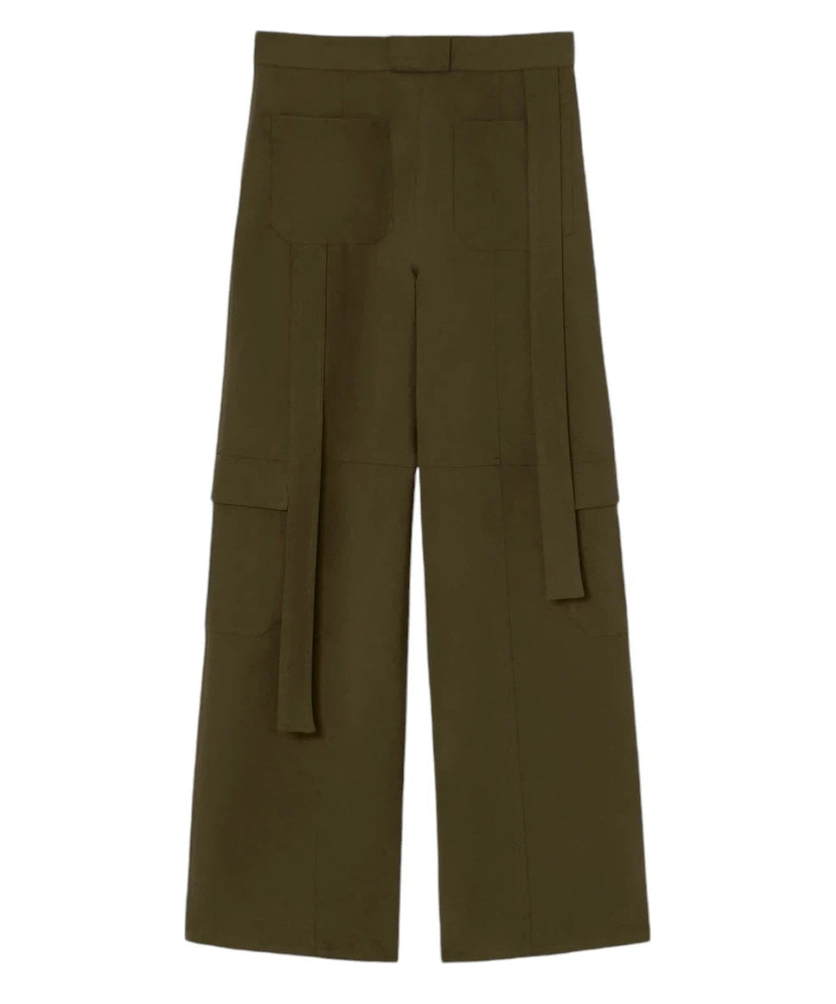 Pantaloni Pelaggi Cargo Fluidi a Gamba Ampia-Pinko-Pantaloni-Vittorio Citro Boutique