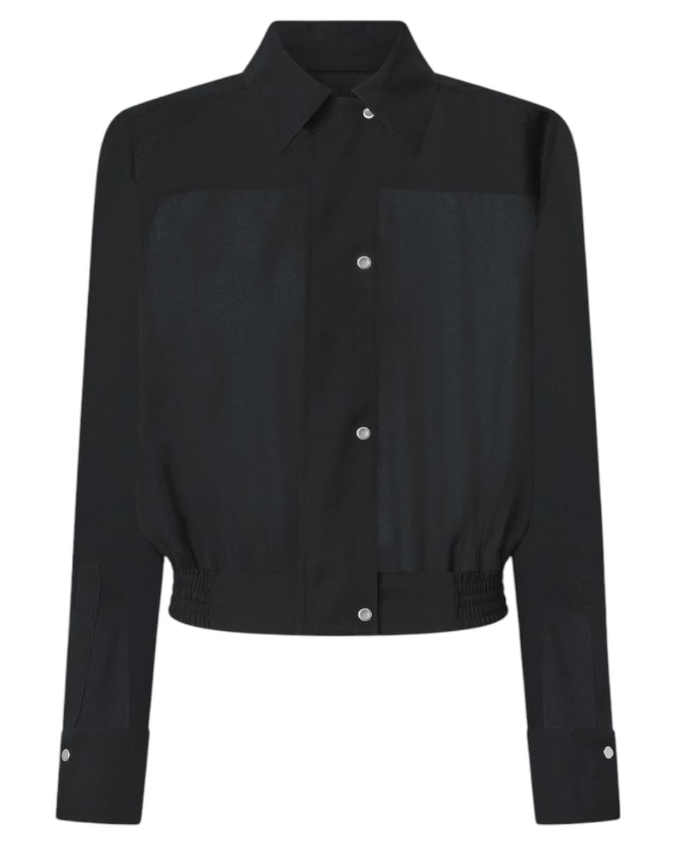 Camicetta in Georgette Leggera con Linea Bomber-Pinko-Camicie-Vittorio Citro Boutique