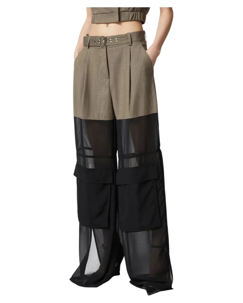 Pantaloni Cargo Palazzo-Pinko-Pantaloni-Vittorio Citro Boutique