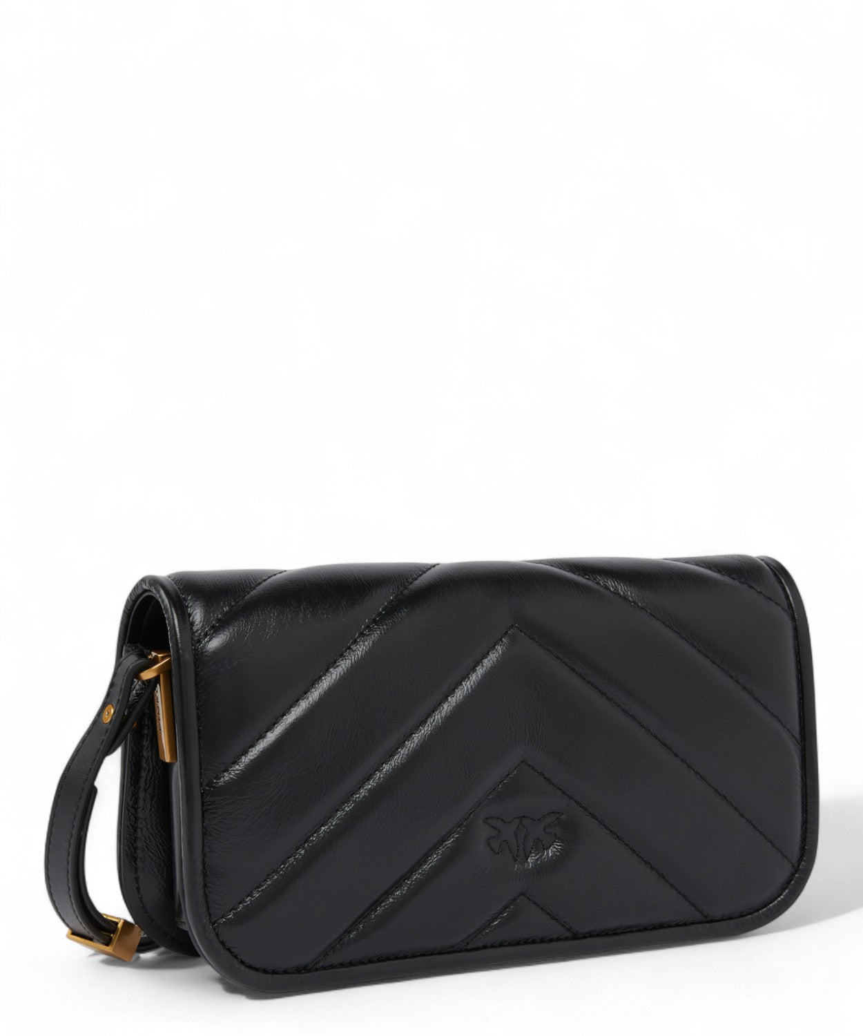 Love Bag Box Baguette Big in pelle chevron-Pinko-Borse a spalla-Vittorio Citro Boutique