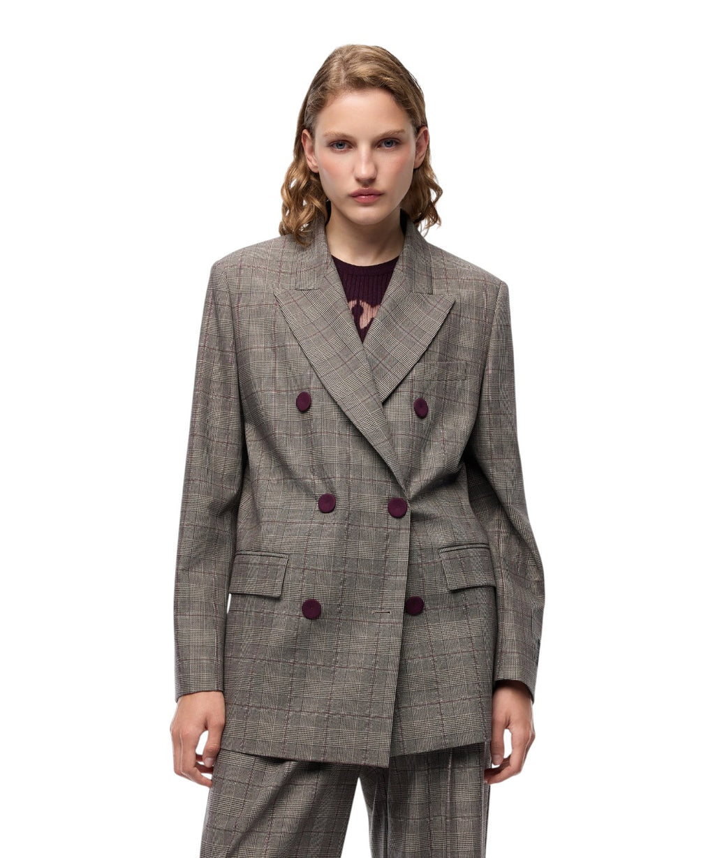 Pinko New Guinea double-breasted jacket in wool blend