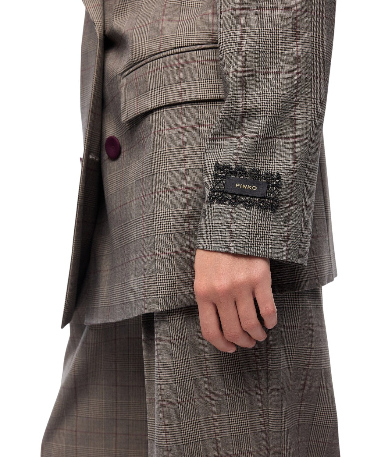 Pinko New Guinea double-breasted jacket in wool blend