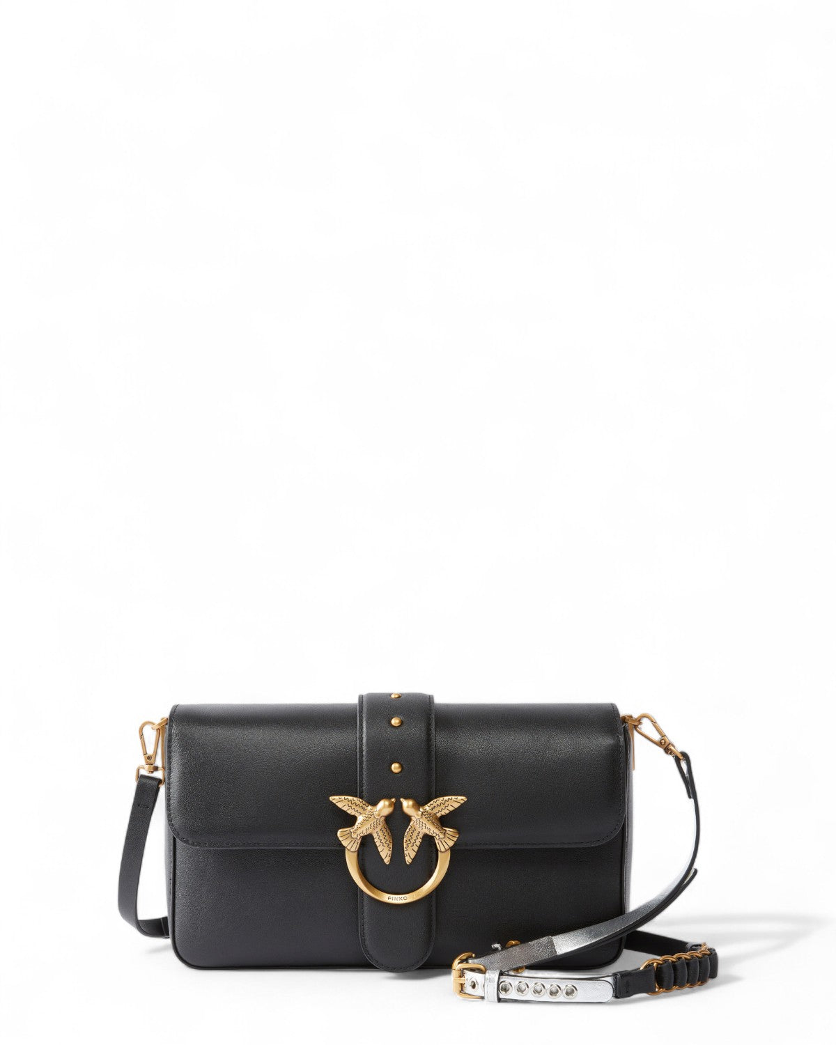 Borsa a mano Love Bag One Slouchy con doppia tracolla-Pinko-Borse a mano-Vittorio Citro Boutique