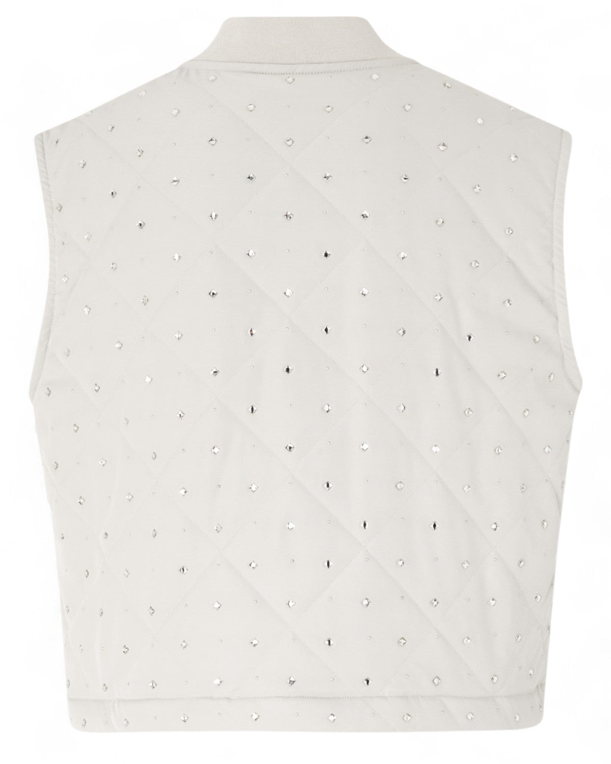 Gilet trapuntato con strass e borchie-Pinko-Gilet-Vittorio Citro Boutique