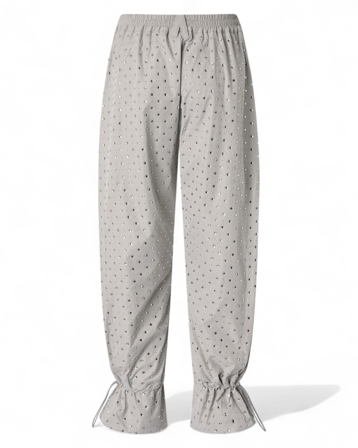 Pantaloni balloon con strass e borchie-Pinko-Pantaloni-Vittorio Citro Boutique