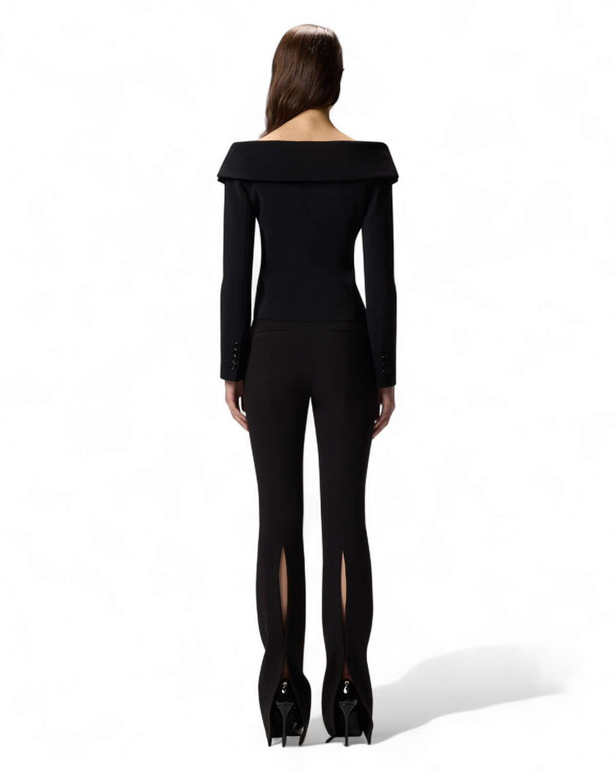 Giacca aderente in crêpe stretch con spalle scoperte-Pinko-Giacche-Vittorio Citro Boutique