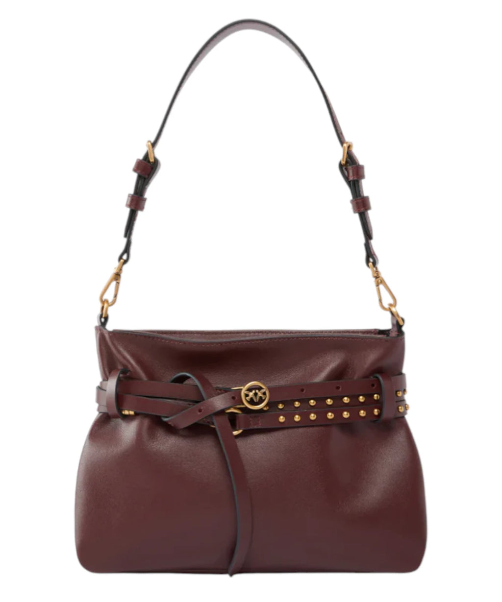Pinko Belt Mini Shoulder Bag in Leather