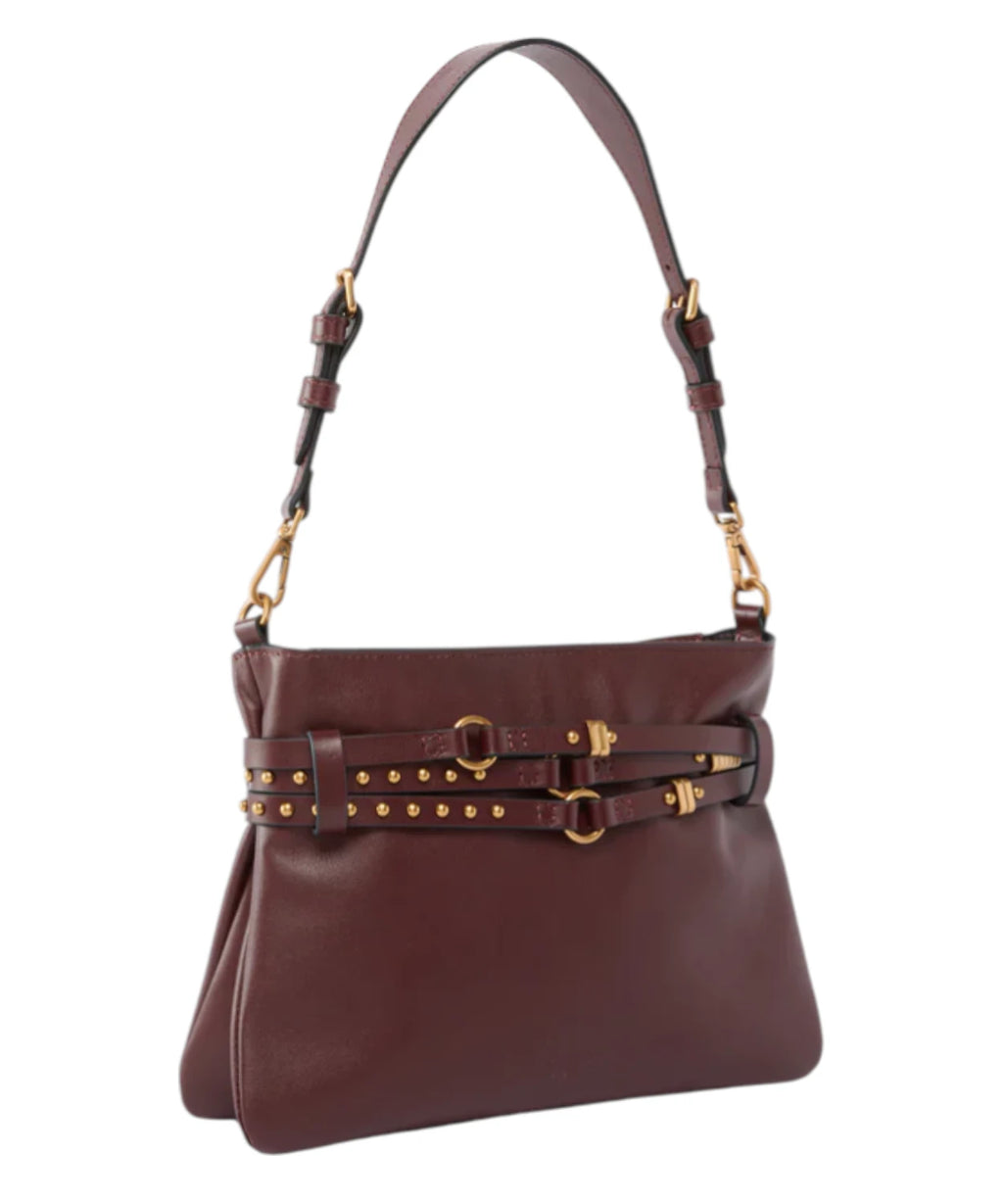 Pinko Belt Mini Shoulder Bag in Leather