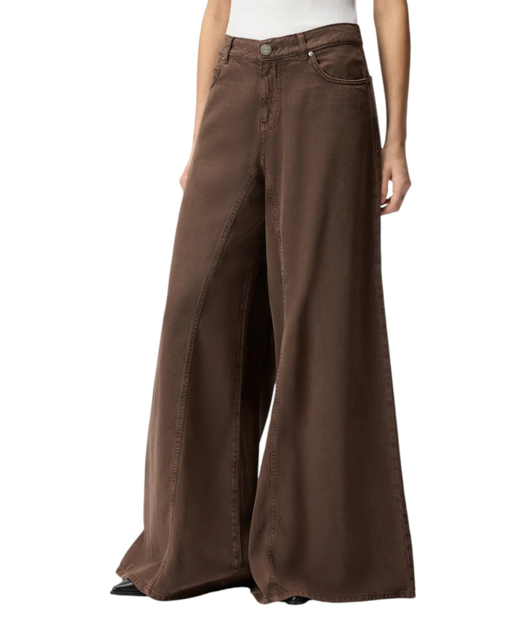 Winona Super Wide Leg Jeans in Bull Denim