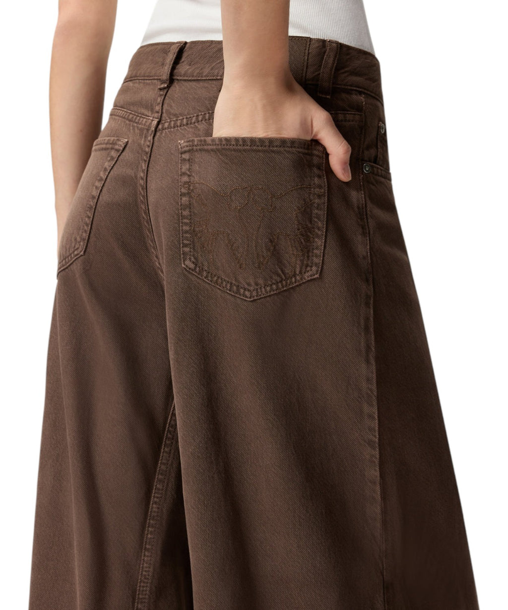 Winona Super Wide Leg Jeans in Bull Denim