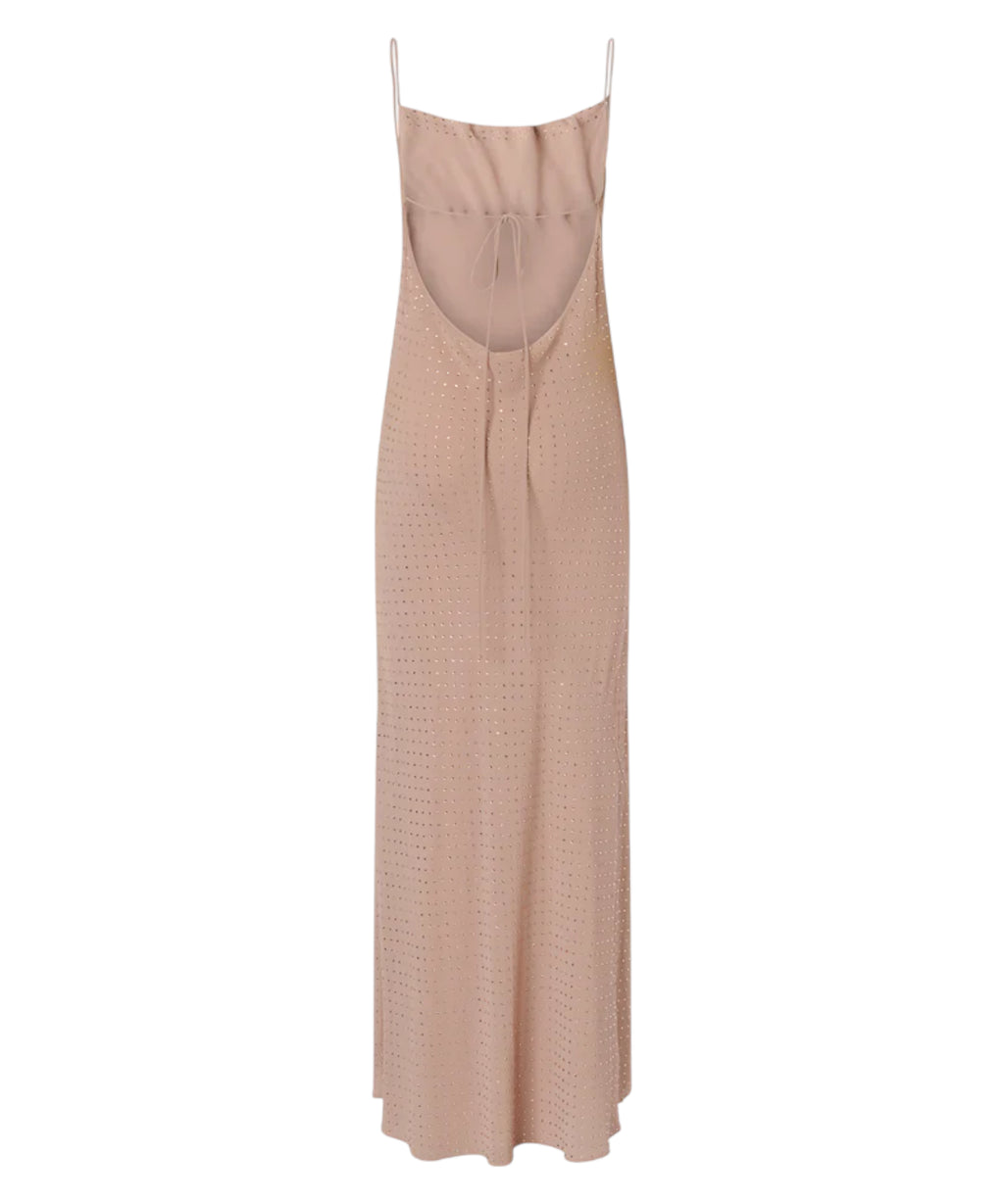 Abito Lungo Slipdress PINKO con Strass