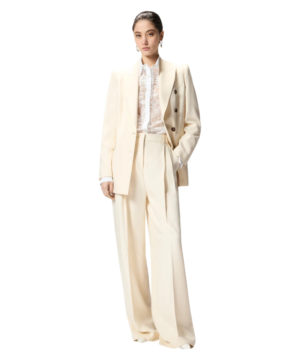 Pantaloni Brescello Pinko in Lino Fiammato