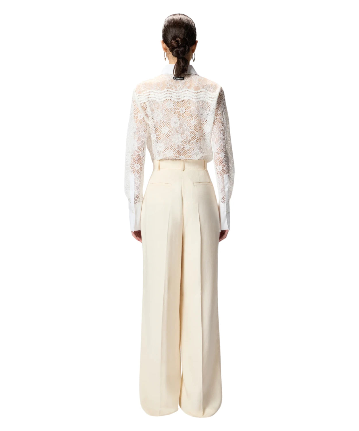 Pantaloni Brescello Pinko in Lino Fiammato