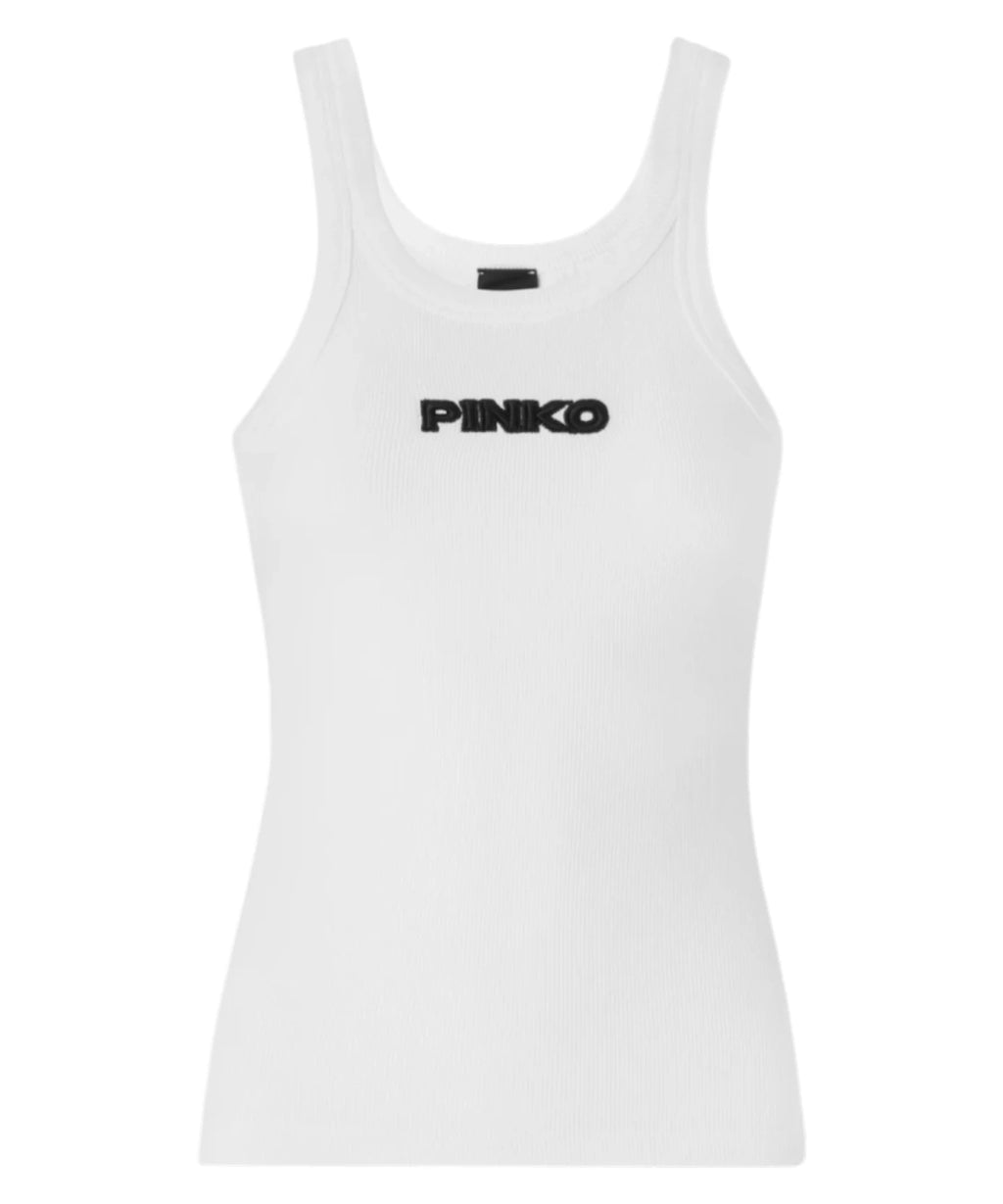 Pinko Blue Lagoon Logo Tank Top