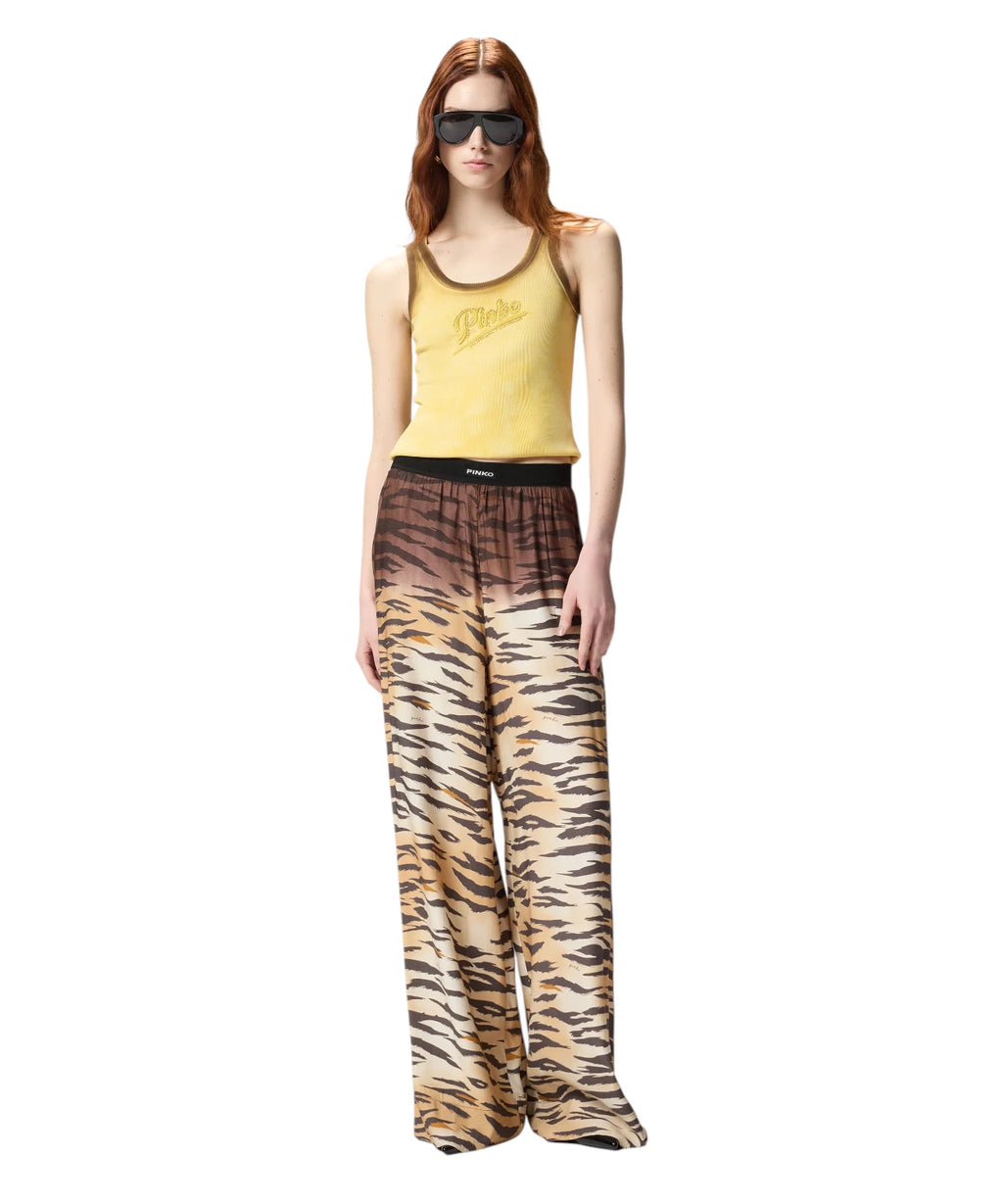 Canotta Pinko COSMOPOLITAN met strass en spuit-effect
