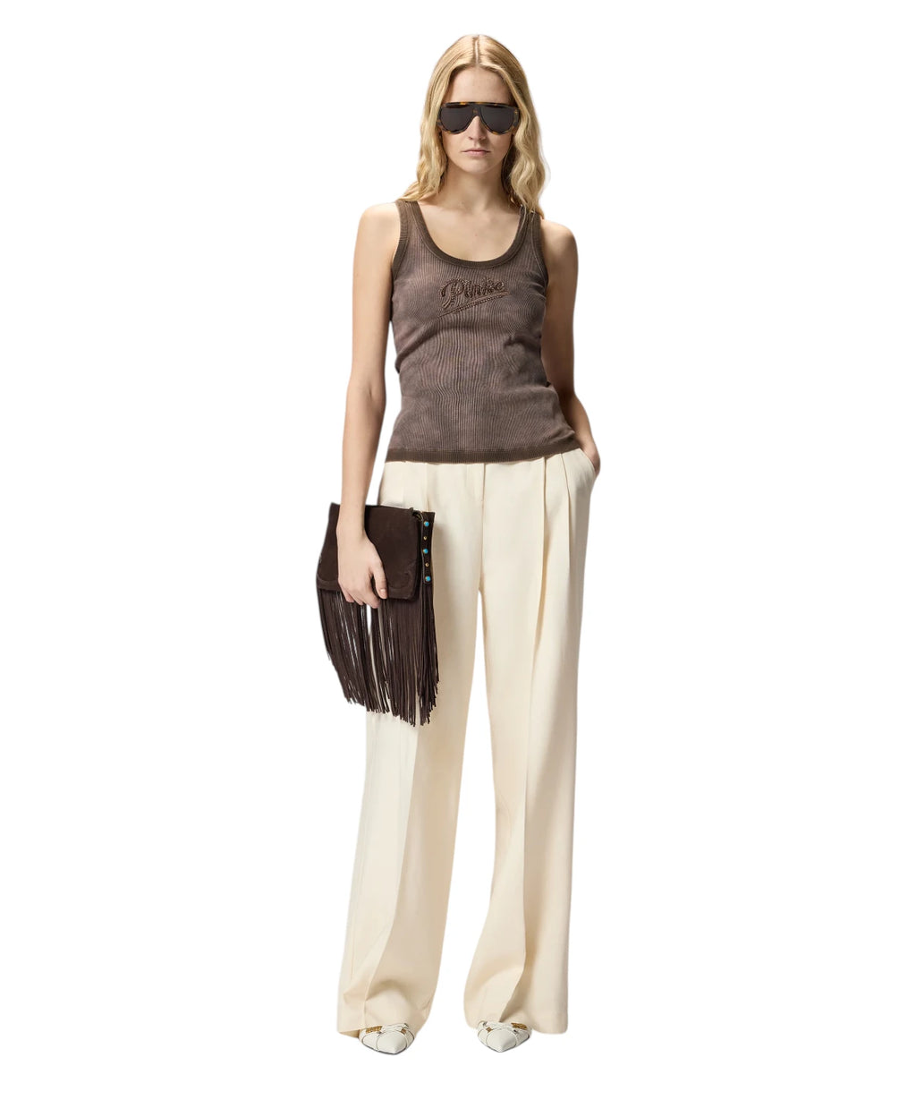Canotta Pinko COSMOPOLITAN met strass en spray-effect