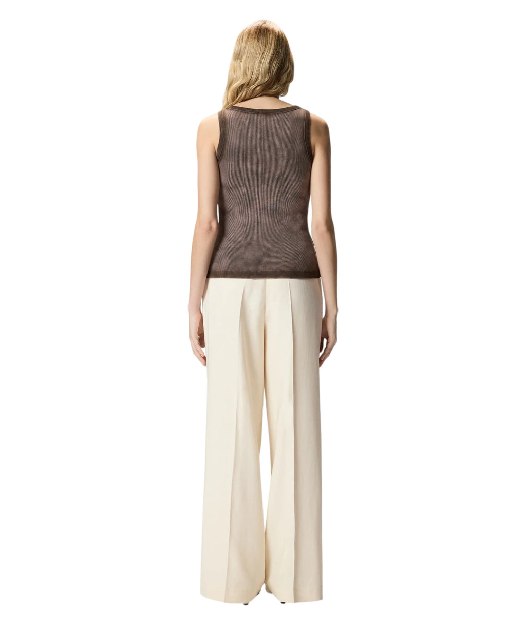 Canotta Pinko COSMOPOLITAN met strass en spray-effect