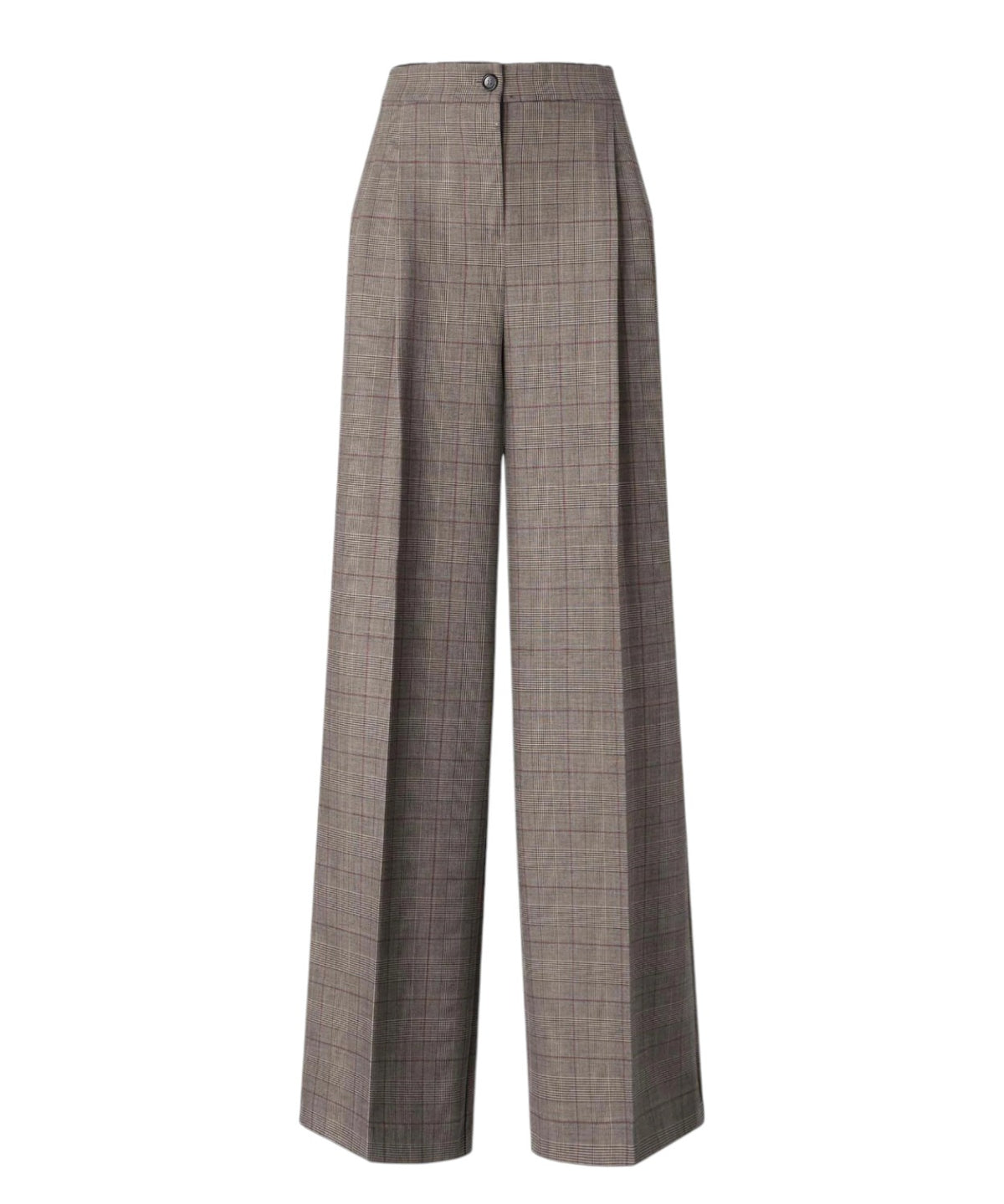 Pantaloni Pinko Plumeria Principe di Galles con Cinturino in Pizzo