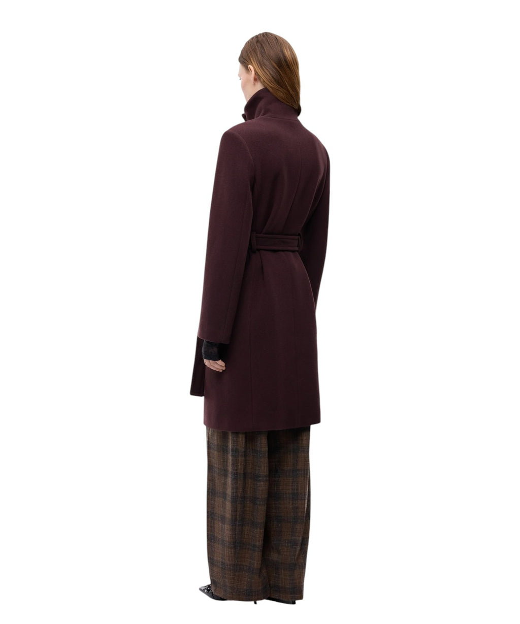 Cappotto Pinko Citiso Donna in Panno Doppio con Cintura