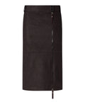 Gonna Pencil Donna Effetto Pelle Nabuk di Pinko