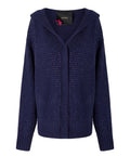 Cardigan donna oversize Pinko in misto lana con strass