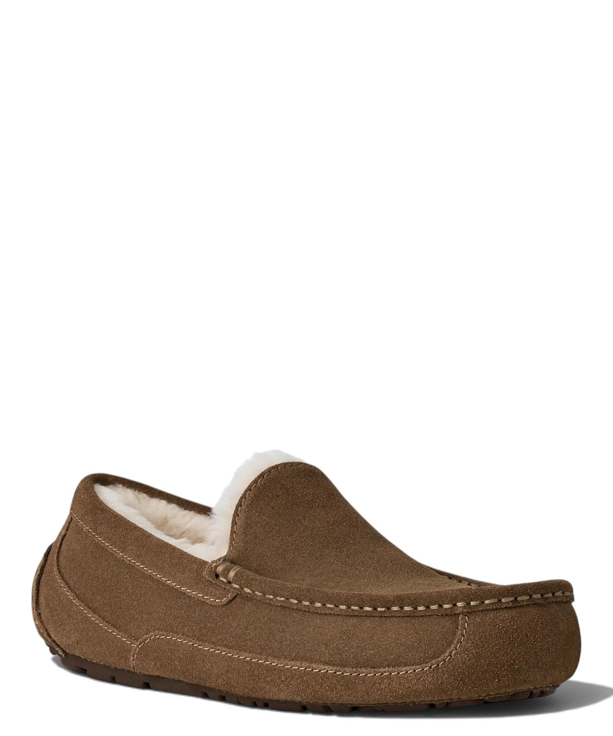 Chinelos Homem UGG Ascot em Pele com Forro UGGplush™