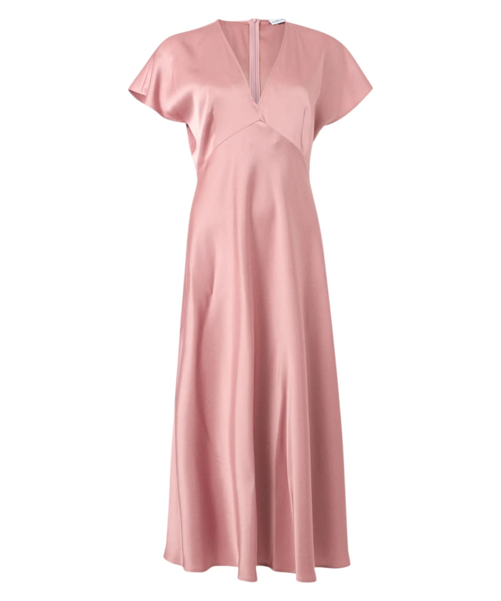 Marella FALANGE Dress with Ruffles V-neck