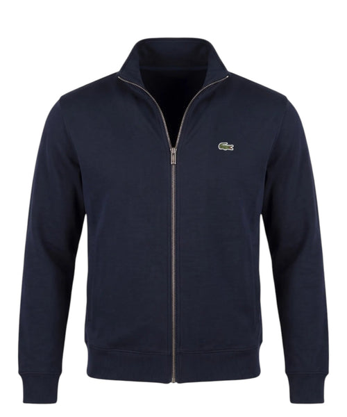 Sweatshirt Lacoste com fecho de correr e bolsos frontais