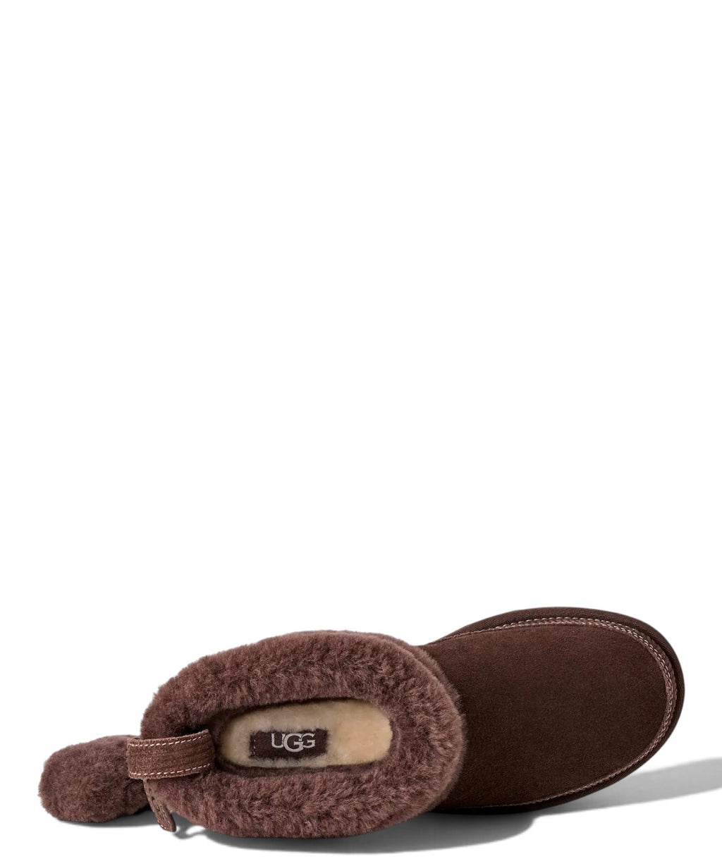 Боти UGG Classic Mini Heritage от велур и овча кожа