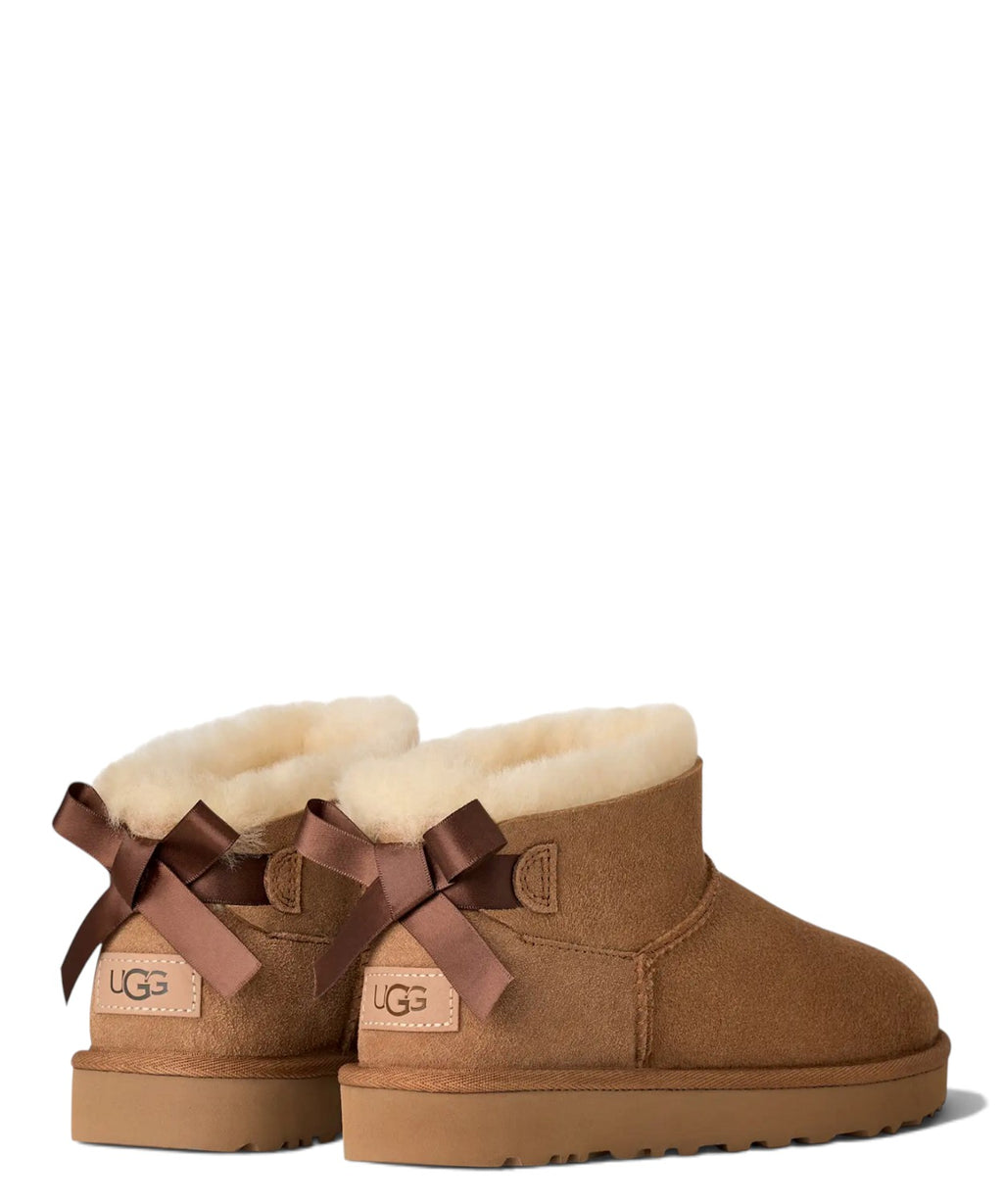 Støvler til kvinder UGG Ultra Mini Bailey Bow i fåreskind
