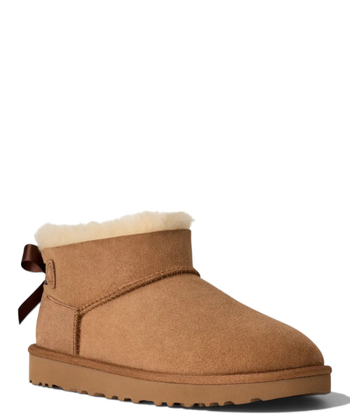 Støvler til kvinder UGG Ultra Mini Bailey Bow i fåreskind