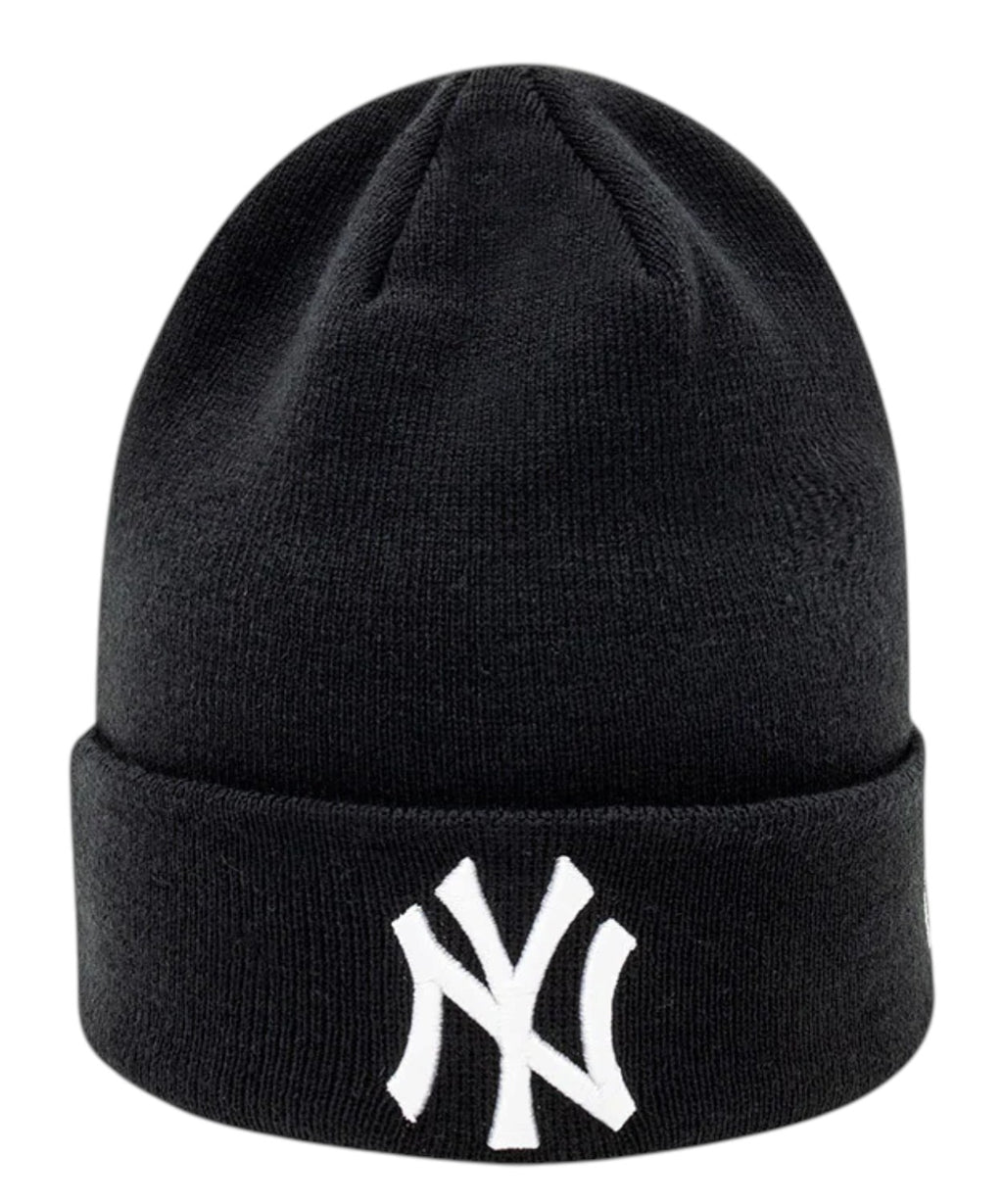 Gorra negra con vuelta New Era Essential de los New York Yankees