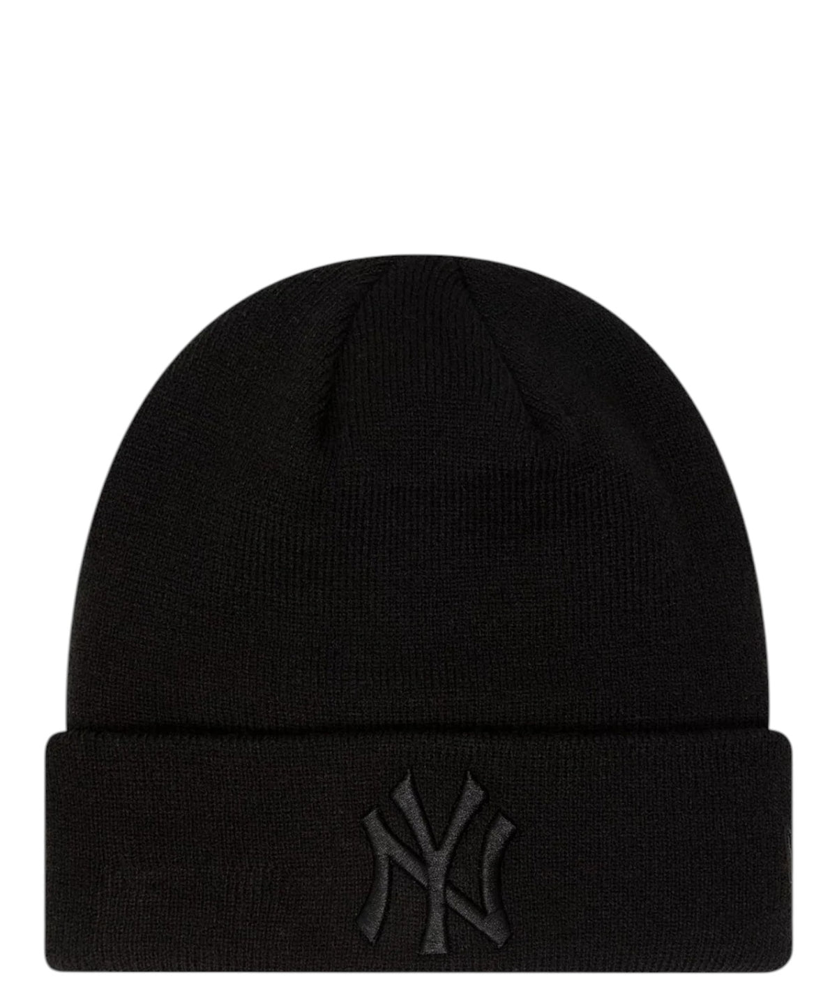 Berretto Nero con Risvolto Essential dei New York Yankees di New Era