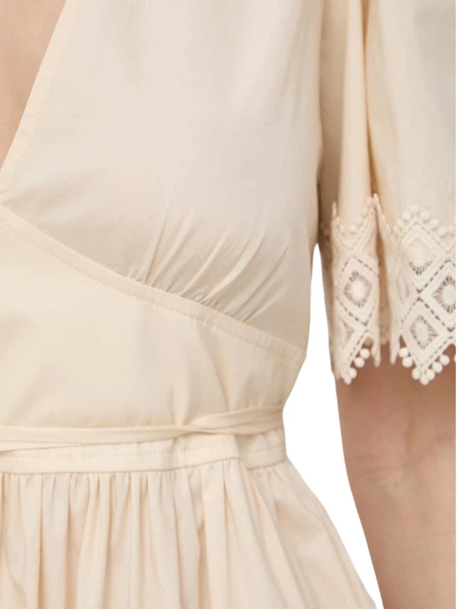 Vestito con Inserti in Pizzo-Twinset-Abiti-Vittorio Citro Boutique