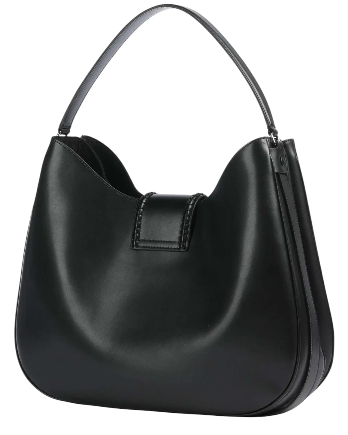 Borsa Mina Grande in Pelle di Vitello Nera-Emporio Armani-Borse a spalla-Vittorio Citro Boutique