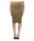 Gonna Midi Decantazione in Misto Lyocell con Motivo Goffrato-Pinko-Gonne-Vittorio Citro Boutique