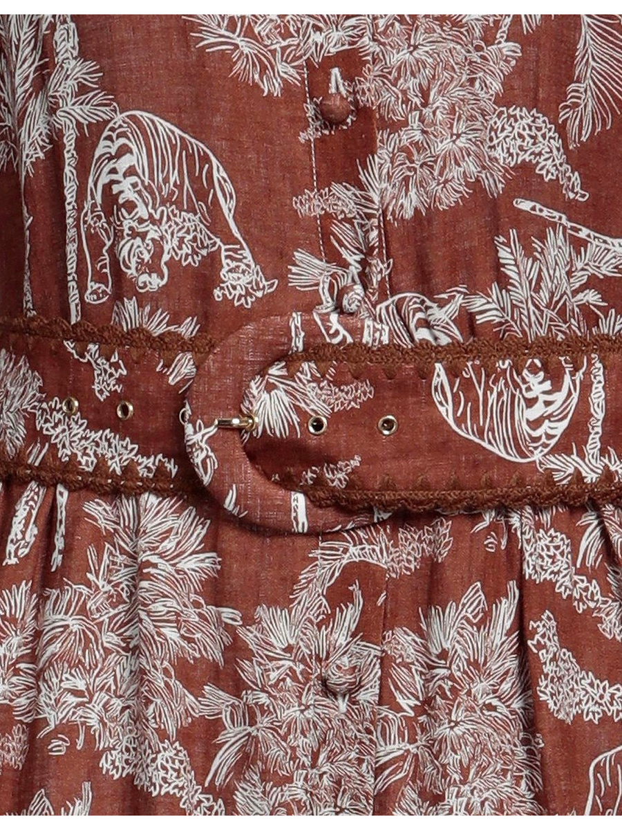 Abito lungo da donna in lino-Abiti-Mc2 Saint Barth-Vittorio Citro Boutique