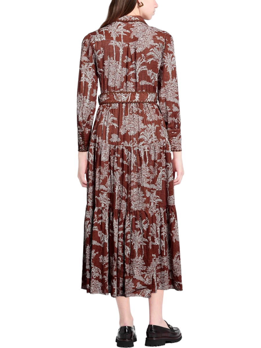 Abito lungo da donna in lino-Abiti-Mc2 Saint Barth-Vittorio Citro Boutique