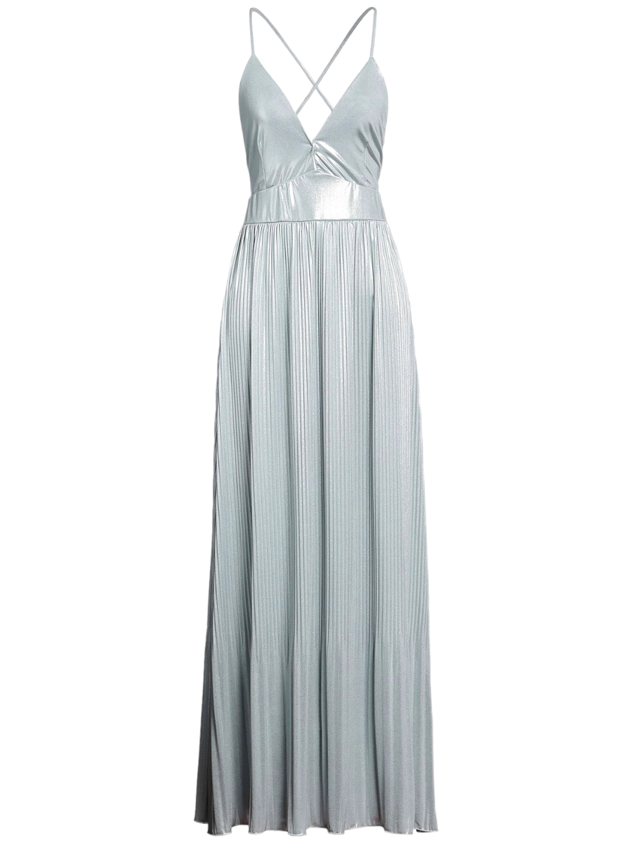 Abito lungo plisse-Beatrice B-Abiti-Vittorio Citro Boutique