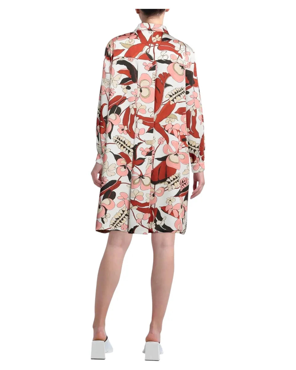 Spolverino Reversibile in Twill Stampato Rosa Latte Brick-Giacche-Maliparmi-Vittorio Citro Boutique